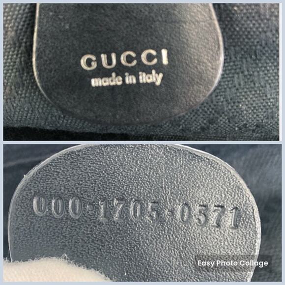 GUCCI Vintage Black Nylon ShoulderTote Bag G Buckle Circa 1990s COA - Picture 5 of 17